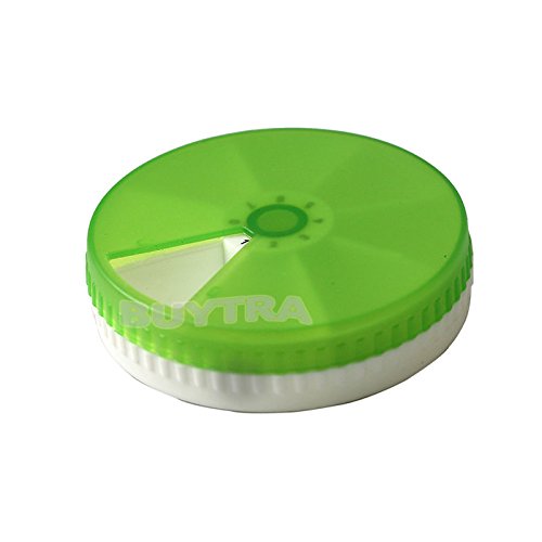 amazing-trading(TM) 7 Day Weekly Round Tablet Pill Organizer Medizin-Kasten-Kasten-Halter-Behälter - 5