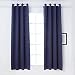 Produktbild Dream Art Vorhang Blickdicht Kräuselband Gardine Thermische Isolierte Vorhang Öse Verdunkelungs Vorhänge fürSchlafzimmer/Wohnzimmer Energiesparende Rauschunterdrückung,132x213 cm Blau 2 pcs