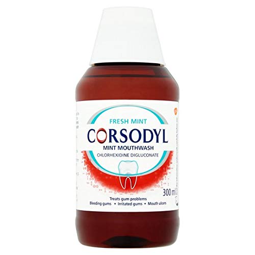 Corsodyl Mouth Wash Mint, 300 ml
