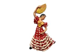 WEDARE MAGNET SOUVENIR danseuse de flamenco 3d Aimant de réfrigérateur, Espagne souvenirs, fabriqué à la main Aimant de réfrigérateur, Creative Maison et décoration de cuisine magnétique Autocollant