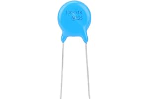 VIKYE Varistori 50Pcs 10D471K, 10K471 10mm Diametro 470V In linea Varistori di alta qualità Componente elettronico, Varistori Componente elettronico