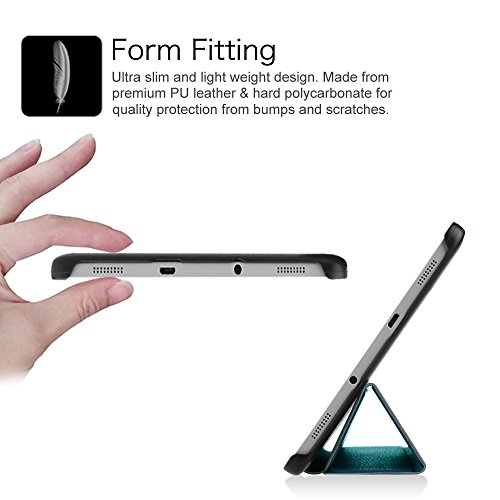Fintie Samsung Galaxy Tab S2 8.0 Hülle Case – Ultra Schlank Superleicht Ständer Smart Shell Cover Schutzhülle Tasche mit Auto Schlaf / Wach Funktion für Samsung Galaxy Tab S2 8.0 T710 / T715 / T719 (8 Zoll) Tablet-PC, Marineblau - 3