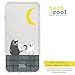 Produktbild Funnytech LG Q6 / Q6+ / Q6 Alpha Hülle SchutzHülle Soft TPU Silikon Transparent für LG Q6 / Q6+ / Q6 Alpha l Case, Cover, Handy, High Definition Druck [Gatos enamorados tejado transparente]