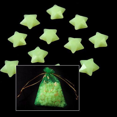 RHX 3D-Leuchtsterne mit doppelseitigem Klebestreifen, für Kinderzimmer, 200 Stück - 4