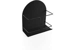 GCURTAIN Strong Magnetic Shelf – Étagère de Rangement Magnétique pour Cuisine, Salle de Bain et Réfrigérateur, Organisateur d’Épices pour Réfrigérateur, Gain de Place, Durable, Facile à Installer, Noir
