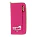 Imported M Square Passport Cover Holder Wallet Case Boarding Card Organizer Pink RS.1160.00