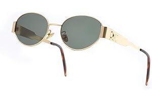 BANGN Sonnenbrille Damen, Vintage Sonnenbrille Rave Brille, Retro Trendy Klassische Runden Brille, UV-Schutz-Sonnenbrille für Draußen