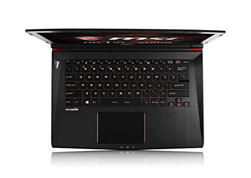 MSI GS43VR 6RE Phantom Pro 002UK 14-Inch FHD Gaming Notebook  Black  -  Intel i7 6700HQ  16 GB RAM  256 GB SSD  1 TB HDD  GTX 1060 Graphics Card  Wind