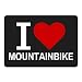 Produktbild Mousepad Classic I Love Mountainbike schwarz