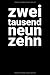 Produktbild zweitausendneunzehn: praktischer & schlichter Kalender 2019  - 1 Woche 2 Seiten - Feiertage und Kalenderwoche - Softcover