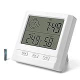 Temperaturmessbereich: -50°C ~ +70°C, Luftfeuchtigkeitsmessbereich: 10% ~ 90%.