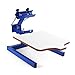 Produktbild BuoQua Screen Printing Machine 1 Farbe 1 Station Siebdruckmaschine Single Rotary Siebdruck für DIY Shirt Metall Papier Glas usw.(1 Farbe 1 Station)