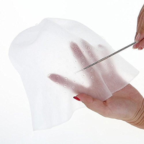 Dealglad Haube zum Haarefärben / Färben einzelner Strähnen / Tönen aus Silikon, wiederverwendbar, inkl. Nadel - 4