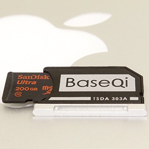 Micro SD Apapter – Baseqi Aluminium Micro SD Adapter with silver edge for MacBook Pro Retina 13”/ MBPR* - 5