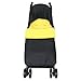 Isabella Alicia Yellow Bee Waterproof Pushchair Footmuff