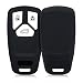 Produktbild kwmobile Audi Autoschlüssel Hülle - Silikon Schutzhülle Schlüsselhülle Cover für Audi 3-Tasten Smart Key Autoschlüssel (Nur Keyless Go) Auto Schlüssel