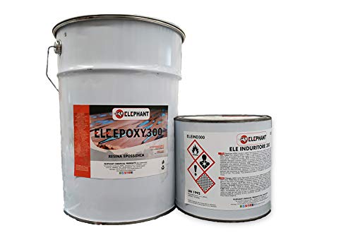 Resina Epossidica + Catalizzatore Bicomponente A+B ELE EPOXY300 (8kg+2kg)