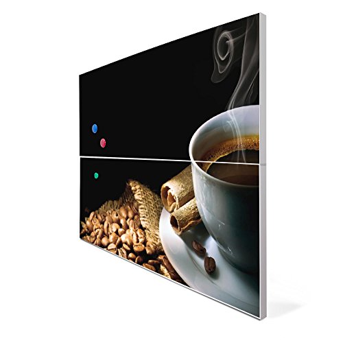 banjado – Magnettafel Pinnwand 75cm x 59cm Magnete Memoboard mit Motiv Hot Co… - 3
