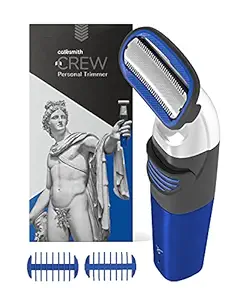 Caresmith CREW Body Trimmer Men | Designed for Private Part Hair Removal | With Microfin Guard | Rechargeable | Body Groomer for Men | Rounded Edges For Maximum Safety