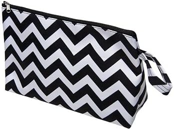 Harry D Koenig Cosmetic Bag, Chevron, Large