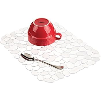 InterDesign Pebblz Spülbeckenschutz, große und zuschneidbare