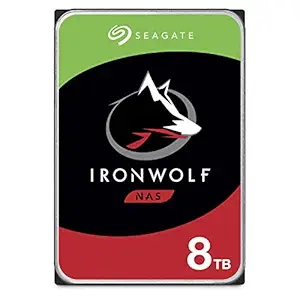 Seagate IronWolf NAS 7200RPM Internal SATA Hard Drive 8TB 6Gb/s 3.5-InchÂ- Frustration Free Packaging (ST8000VN0022)