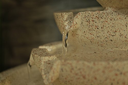 Zimmerbrunnen Conchas mit LED-Beleuchtung Springbrunnen Wasserspiel Tischbrunnen - 5