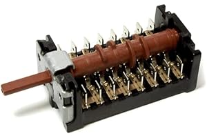 BSSTORE Schalter für Ofen mit 7 Positionen, kompatibel mit verschiedenen Modellen, entspricht 263900054, 870701K