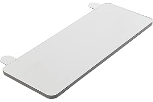 SANGOGO 75cm*25cm Blanc Bandeja extensora de Escritorio,Bandeja extensora de Escritorio ergonómica,Bandeja Plegable para cajón de Teclado,Cajón para Teclado,Abrazadera sin perforación