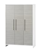 Schardt Eco Silber 3-türiger Kleiderschrank