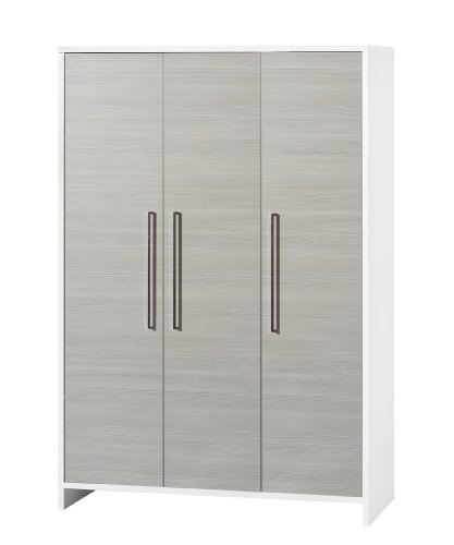 Schardt Wardrobe Eco Silver with 3 Doors (Silver)
