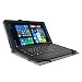 Produktbild Lenovo Miix 720 Hülle,KuGi ® Lenovo Miix 720 Hülle / Fall - Multi Angle Ständer Schlank Buch PU Leder Abdeckungs Fall für Lenovo Miix 720 Tablet-PC.(Schwarz)