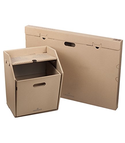 Grünspar PAK – Papierkorb aus Pappe mit Schmierblattablage - 4