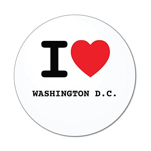 JOllify Aufkleber - WASHINGTON D.C. – Farbe: Design: I love - Ich liebe