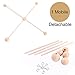 Produktbild baby tete Baby Natürlich aus Holz Mobile Kleiderbügel, Mobiles Kit Krippe,Mobile Hängenden Rahmen Bett Dekoration Spielzeug