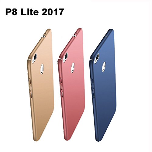 Qissy Carcasa Huawei P8 Lite 2017 Series Incluido Anti-Scratch
Anti-Huella Dactilar a Prueba de Choque Suave Protective Case Cover
Skin para Huawei P8 Lite 2017 Series Azul Real