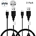 Price comparison product image 2 Pack 3M PS4 Controller Charging Cable, Micro USB Charger Sync Cable for Sony PlayStation 4/ DualShock 4/ PS4 Slim/ PS4 Pro/ Xbox One/ Xbox One S/ Xbox One Elite/ Xbox One X Controllers (Play and Charge) - Black