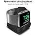 Produktbild OUYAWEI Silikon Ladestation Halter Station Dock für Apple Watch Serie 1/2/3/4 42mm 38mm Ladekabelhalter für iWatch 1 2 3