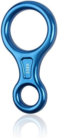 Yoport 35KN Super 8 Belay Device Titan Figure 8 Descender for Climbing