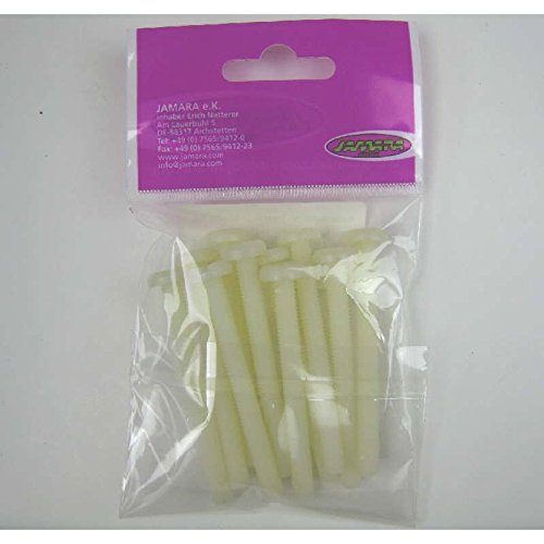 Preisvergleich Produktbild 266260 - Jamara Kunststoffschr. Flachkopf M6x60, VE 10