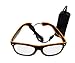 Produktbild UTOVME EL Leuchtbrille Party Club LED Leuchten Brillen Partybrille Eyeglasses Nicht blendet mit Batterie Box Gelb