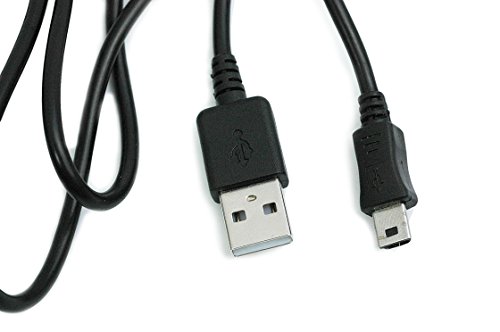 Kingfisher Technology 90cm USB Data Synch and Charger Power Black Cable Lead Adaptor (22AWG) for Snooper Truckmate Pro S5000 S5000T GPS - 4