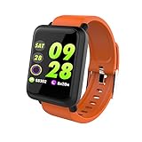 Chenang Intelligent Sport-Armband,Unisex Fitnessarmband M28 Smart Watch Wasserdicht IP67 Smartwatch Fitness Tracker Uhr mit Pulsmesser Schlafmonitor Stoppuhr