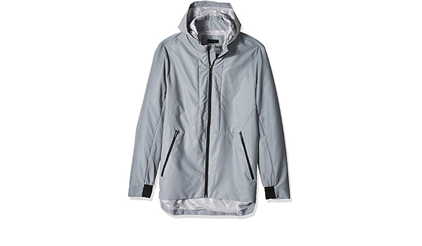 Reflective Full Zip Tech Jacket, Silver 