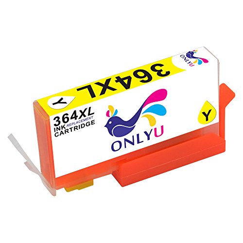 ONLYU 5-Pack Kompatible Tintenpatronen für HP 364XL 364 XL für HP Photosmart 5510 5511 5512 5514 5515 5520 5522 5524 6510 6520 6512 6515 4622 B8553 C5324 C5370 C5373 C5383 C5388 C5390 C5393 C6388 D5463 D5468 B010a B010b B111a B109a B109b B109c B109d B109f B109n C309 C309c C309h C410b C410d C510a B210a B210b B210c B210e HP Deskjet 3070A 3520 3522 3524 HP Officejet 4620 4622 4610 (1Schwarz/1Foto schwarz/1Cyan1/Magenta/1Gelb) - 3