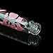 JaneDream 6 Pcs 10ml Crystal Cut Glass Perfume Spray Empty Bottles Travel Size Easy to Carry