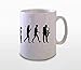 Produktbild SAXOFON SAXOPHONE SAXOPHONIST Evolution BÜROTASSE BUEROTASSE TASSE KAFFETASSE MUG