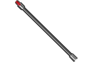 SPEHIATE Tubos de Extensión para Dyson V10 V11 V15 V8 V7 Aspiradora, Tubo Telescopico de Liberación Rápida de Repuesto 72cm - negro