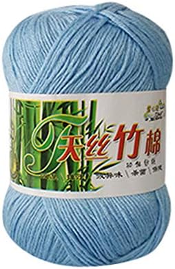 samLIKE 36 Colors,50g Natural Balls of Bamboo Fiber Knitting Yarn, Tencel Bamboo Cotton Yarn Fit For Baby
