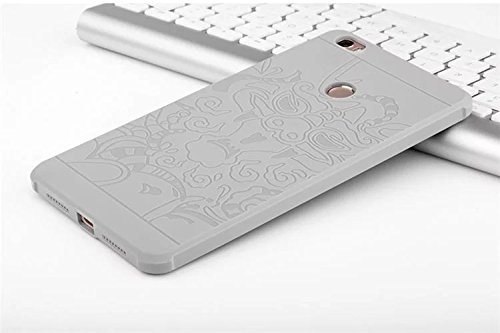 SMTR Xiaomi Mi Max  6 44   Funda Silicona  Xiaomi Mi Max Funda Gel Suave TPU Case - Carcasa Resistente a los Ara  azos para Xiaomi Mi Max -drag  n Blanco